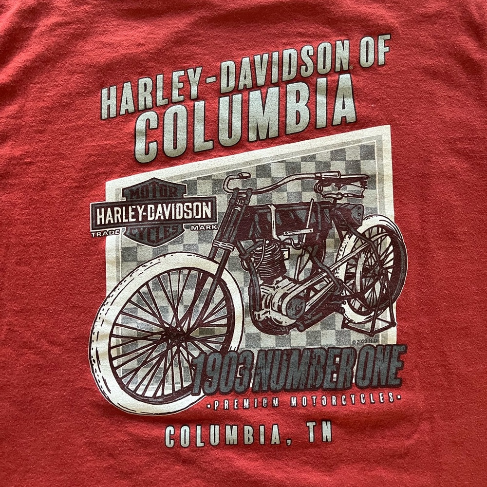 Harley Davidson of Columbia Tennessee Logo T-Shirt
